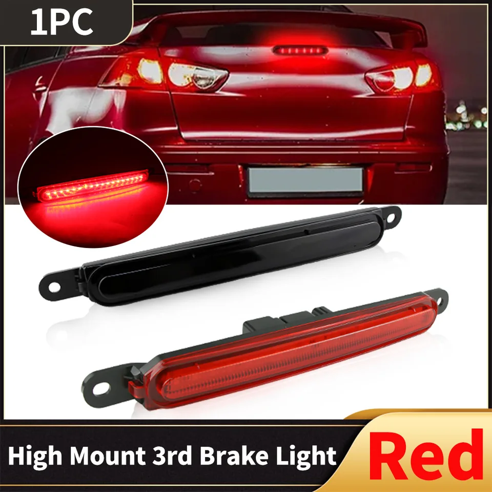 1PC LED Zadné tretie brzdové svetlo pre Mitsubishi Lancer 2008-2016 Vysoko umiestnené namontované príslušenstvo pre autá na tretí zastávka # 8334A065