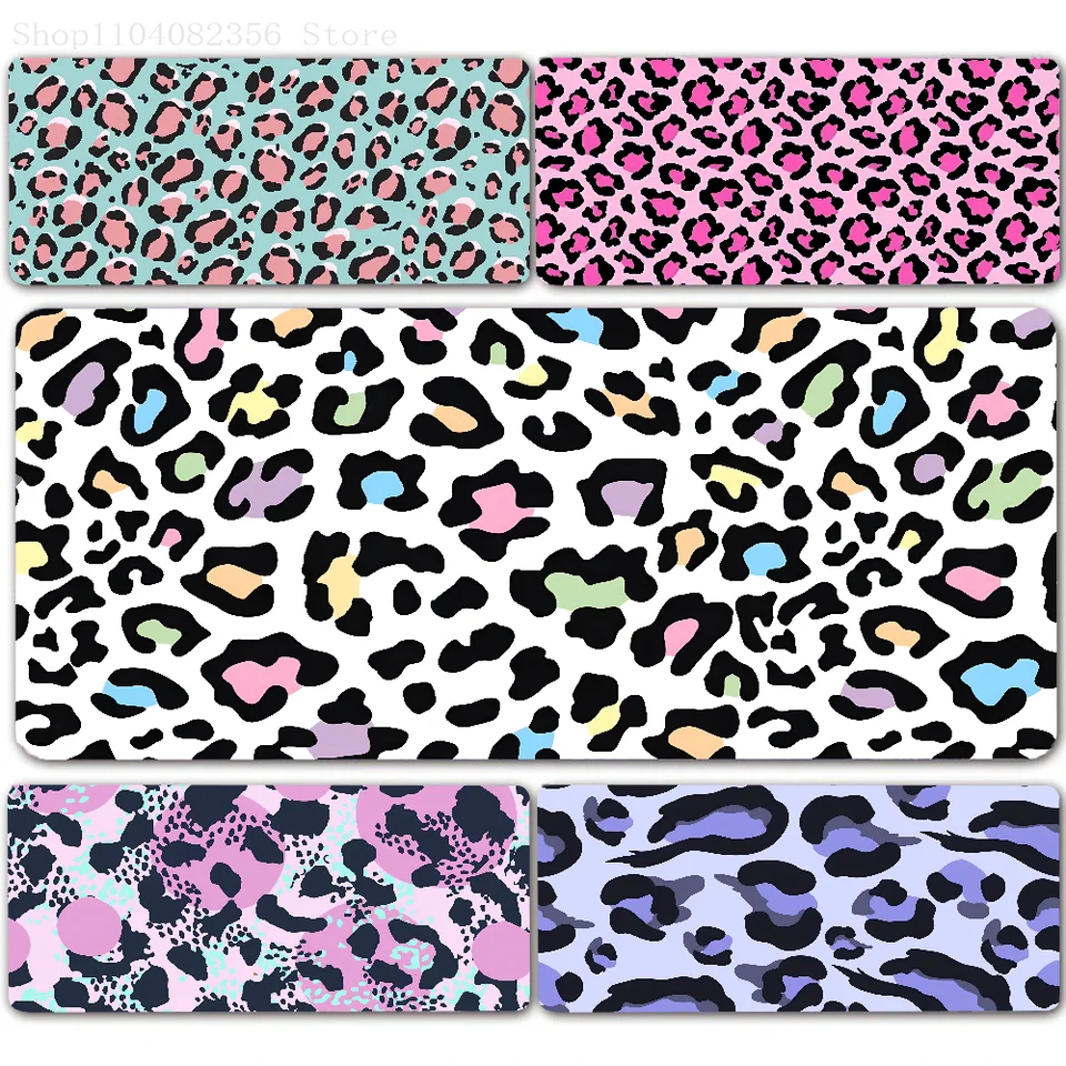 1pc leopardová farebná podložka myši veľká podložka Mouse My Ruž