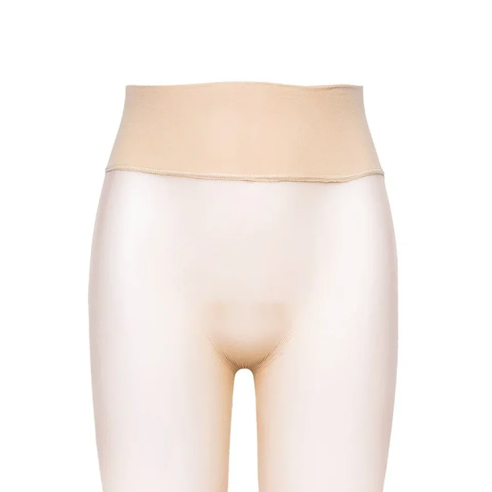 1pc letné ultra tenké mužské bezšvové pančuchy hodvábne vysokohorské pančucháče sexy tuhé farby Muž