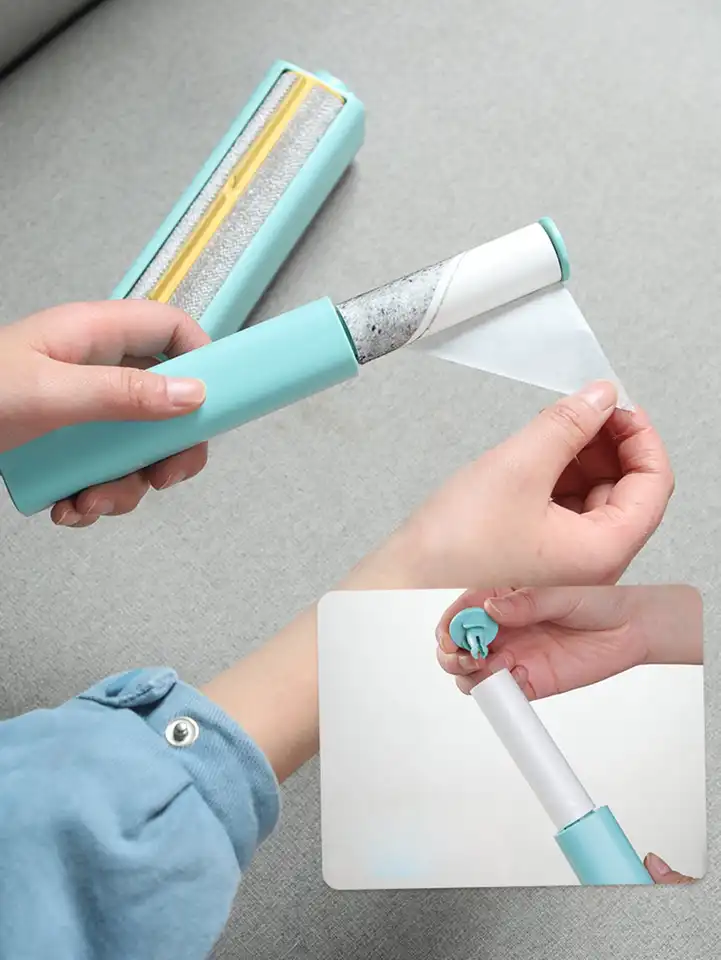 1pc Lint Roller Pet Destremdescry Tool Tool Cat and Pes Hair Remover Opätovné použiteľné nástroje na odkladanie mačiek pre pohovku, koberec, prikrývku