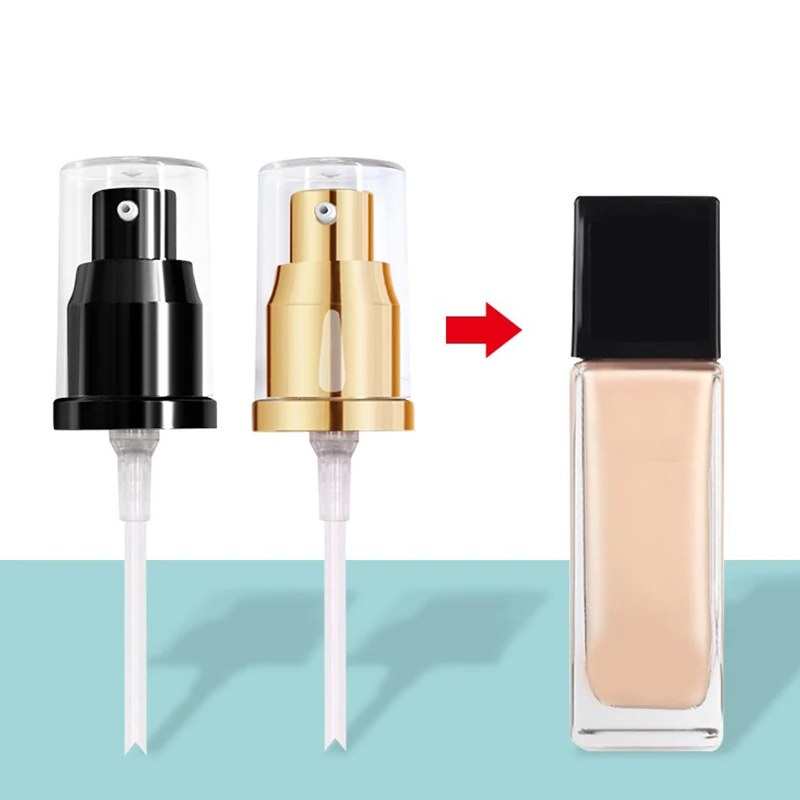 1PC Makeup Tools Foundation čerpadlo vhodné pre nástroj na výmenu čerpadla Čierne alebo zlaté čerpadlo