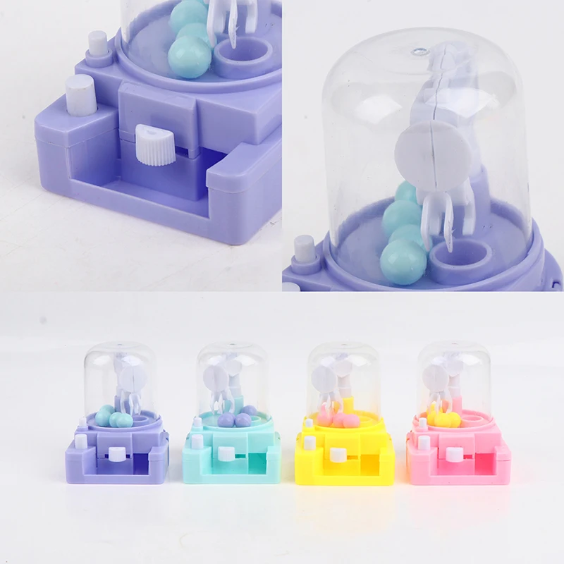 1PC Mini Claw Machine Dolls Balls Catcher Desktop Interaktívne hračky pre deti detský klip Clip Electronic Catch Machine House