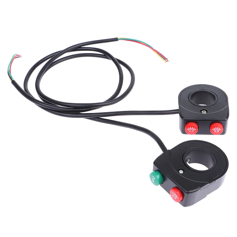1PC Motocykel ATV 22 mm riadidlá a kombinovaný prepínač prepínačov Motor Motor Turn Signál Časti motocykla
