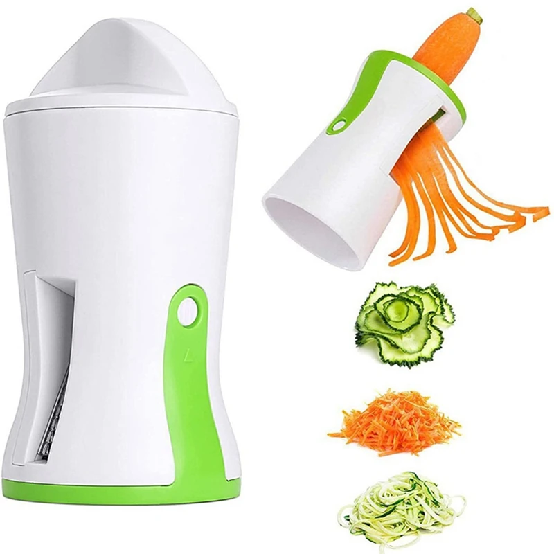 1PC Multifunkčná zeleninová rezačka ťažko -družný spiralizátor Zeleninový krájri cukety špagety Používajte kuchynské doplnky