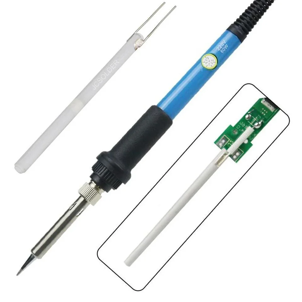 1pc nastaviteľná teplota Elektrický spájkovací ohrievač železa 220V 80W 60W 100 W keramický vnútorný vykurovací prvok pre 908 908S spájka