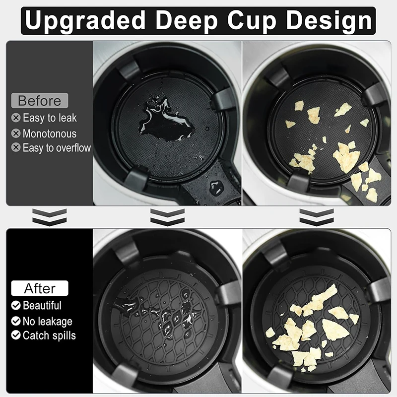 1pc nekĺzavá automobilová voda Cup Diamond Diamond Silikónová rohož pre držiak na držiak na držiak na držiak na držiaky proti náskokom 8 cm