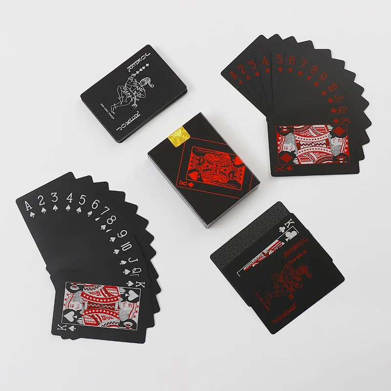1PC nepremokavé plastové pokerové hracie karty Pet stolové hry Halloween/Deň vďakyvzdania/Vianočný darček
