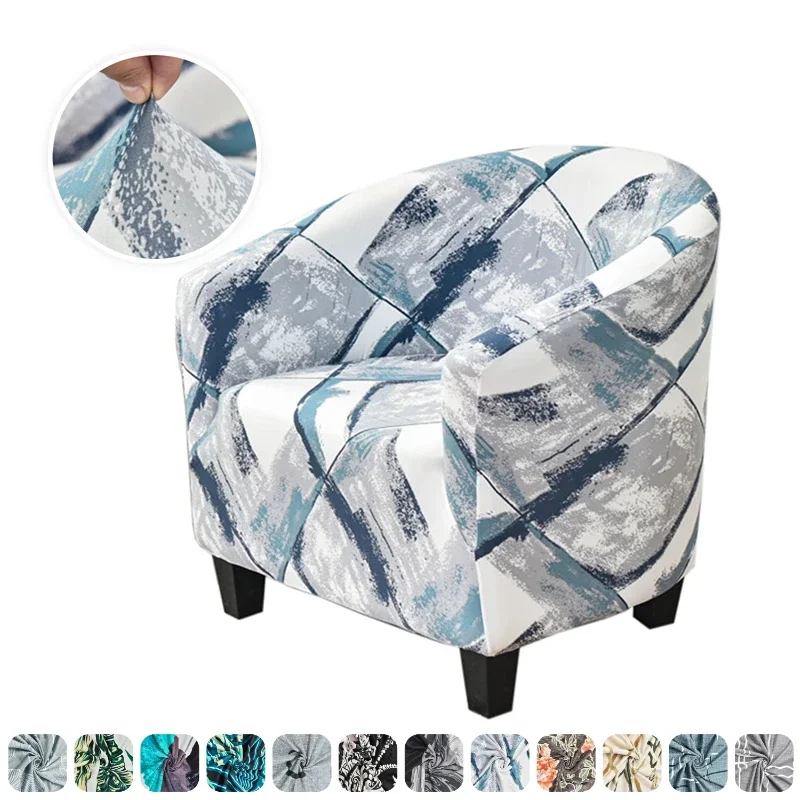 1pc Nordic Geometric Club Stolička Cover Stretch Stretch Stretch Sedadla Couch Slipcover Obýva