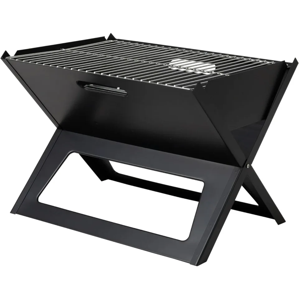 1pc notebook BBQ gril varenie tyčí okamžitého skladacieho a ľahkej prenosnosti pre vonkajšie grilovanie kemping