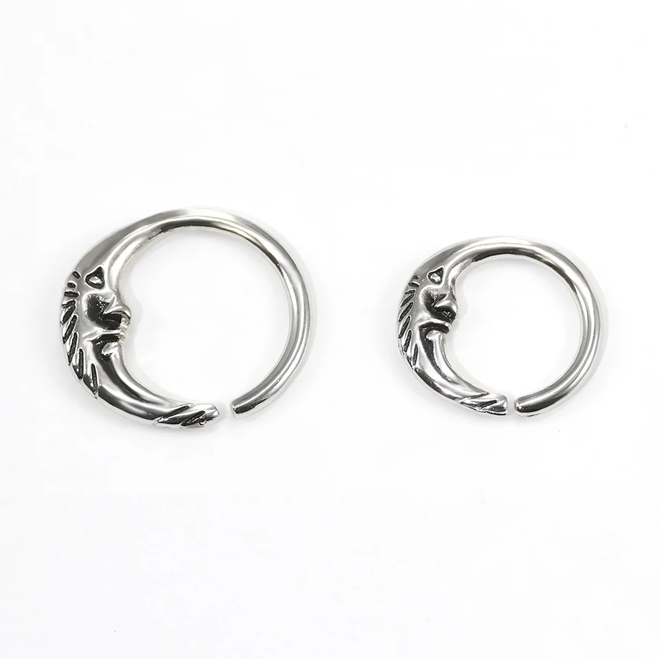 1PC Nový prsteň z nosa hlavy 1,2*8/10 mm vhodný pre mužov a ženy denne nosí dekoráciu piercingu v nose tela