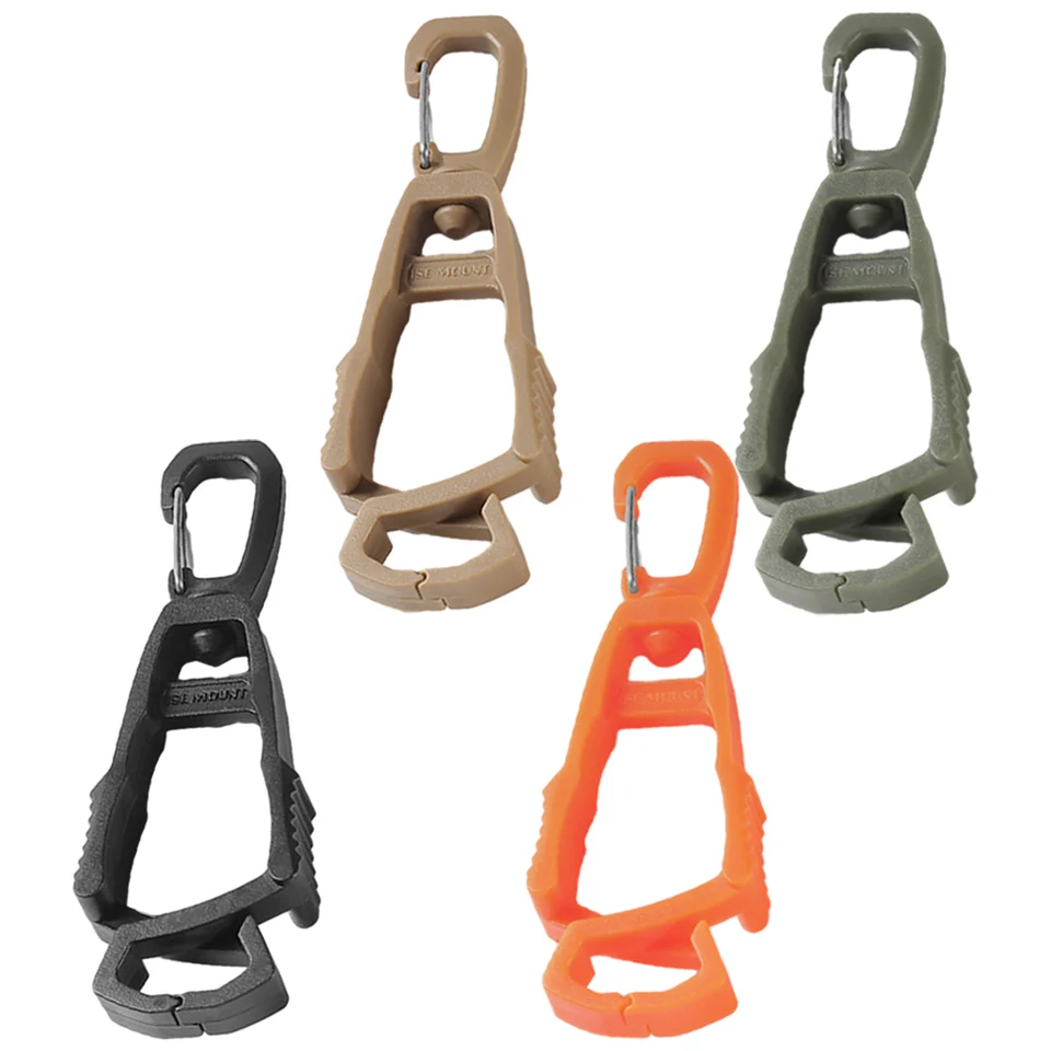 1pc nylonové rukavice Háčivo Pracovné rukavice bezpečnostné klip Outdoor Flighing fľaša zavesenie pracky na držanie cievok lana/klobúku/svetla