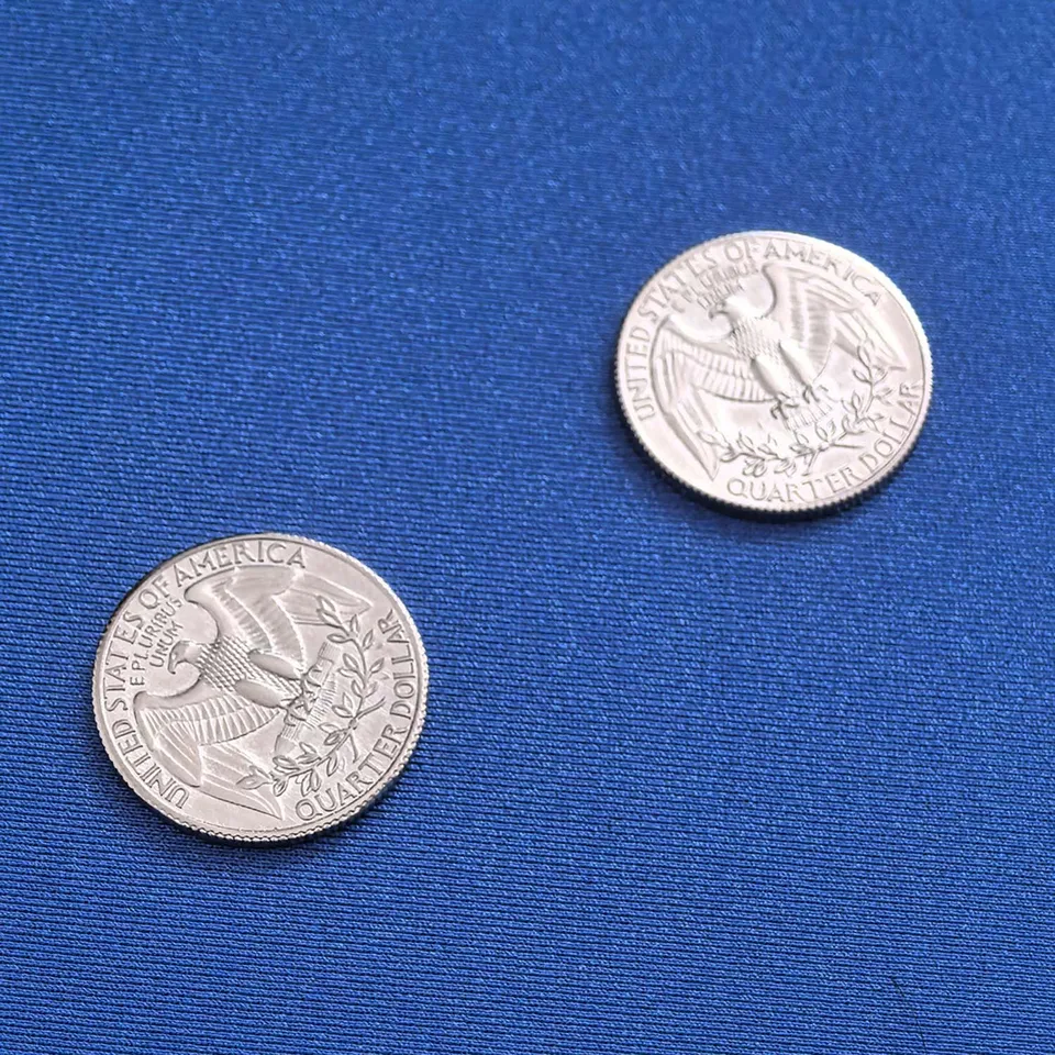 1PC obojstranný štvrťrok (chvosty) Magické triky Close Up Illusions Gimmicks Magia Accessories Double Face Coin