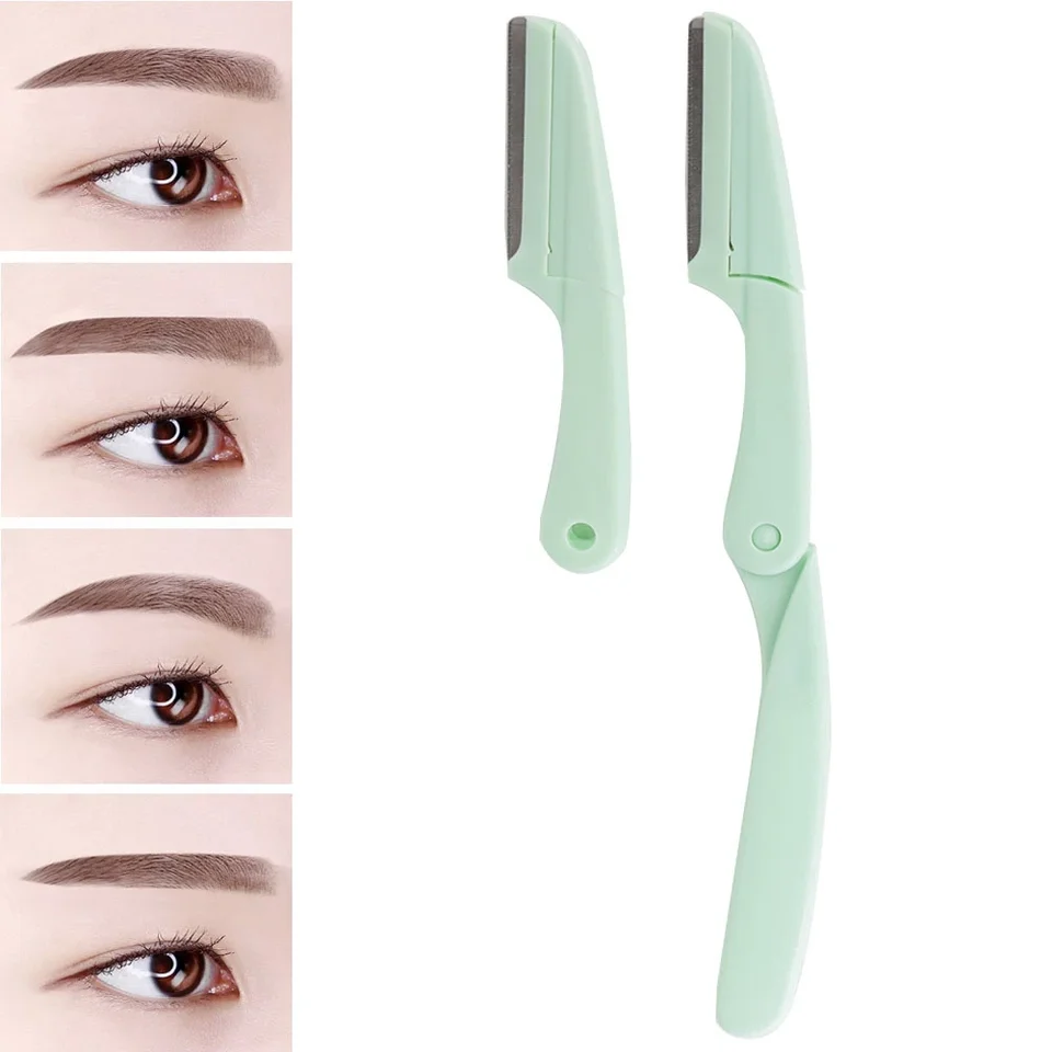 1pc obočie zastriháva mini prenosné bezbolestné tetovanie obočia Razor mikrospur obočie zastrihávač s demmerom na vlasy