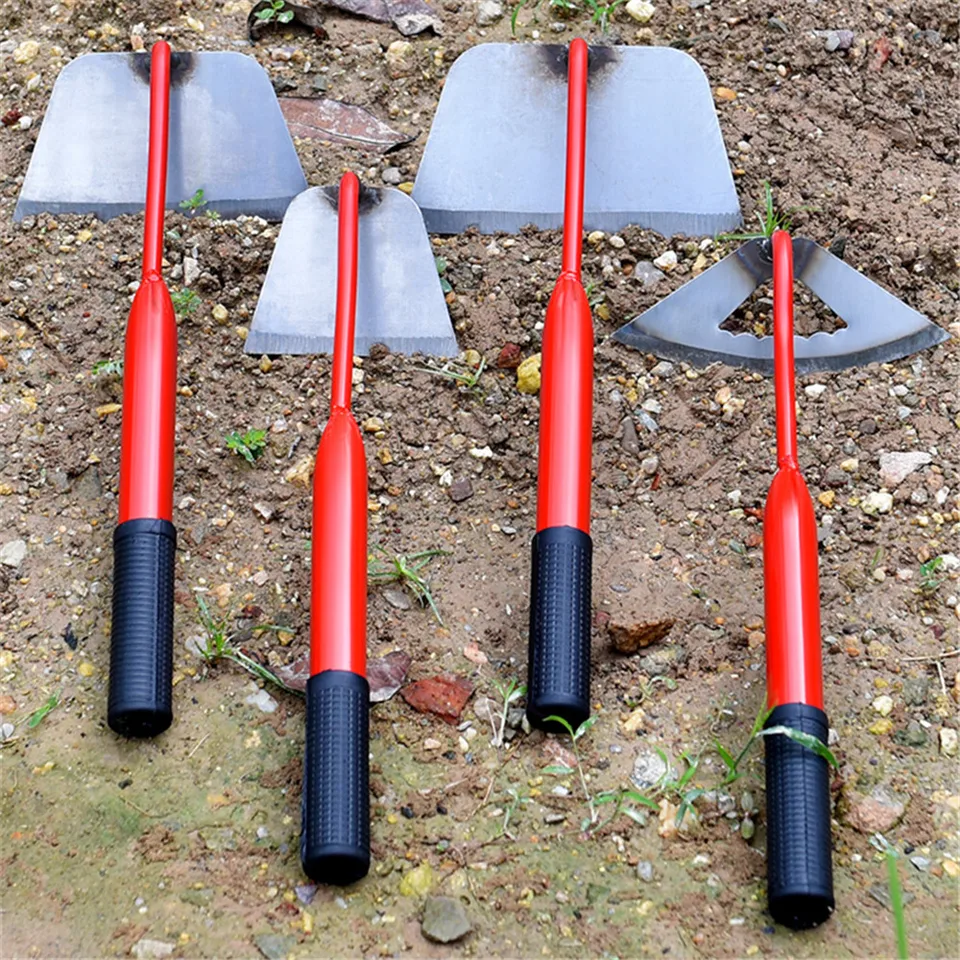 1PC oceľ kazed s dutím Hoe Hoe Runcheld Rake Rake Garden Weeding Artefakt poľnohospodárstvo výsadba náradia rastlinná farma záhradná záhrada Nástroj
