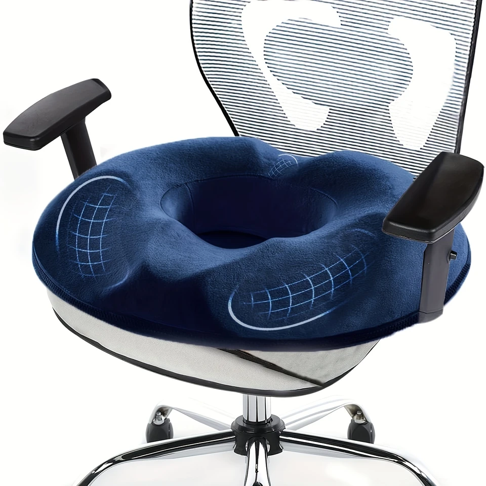1PC Orthopedic ComfortPlus Donutský vankúš - ergonomický vankúš na sedenie na hemoroidy, úľavu tlakovej kosti, tehotenstvo, jog