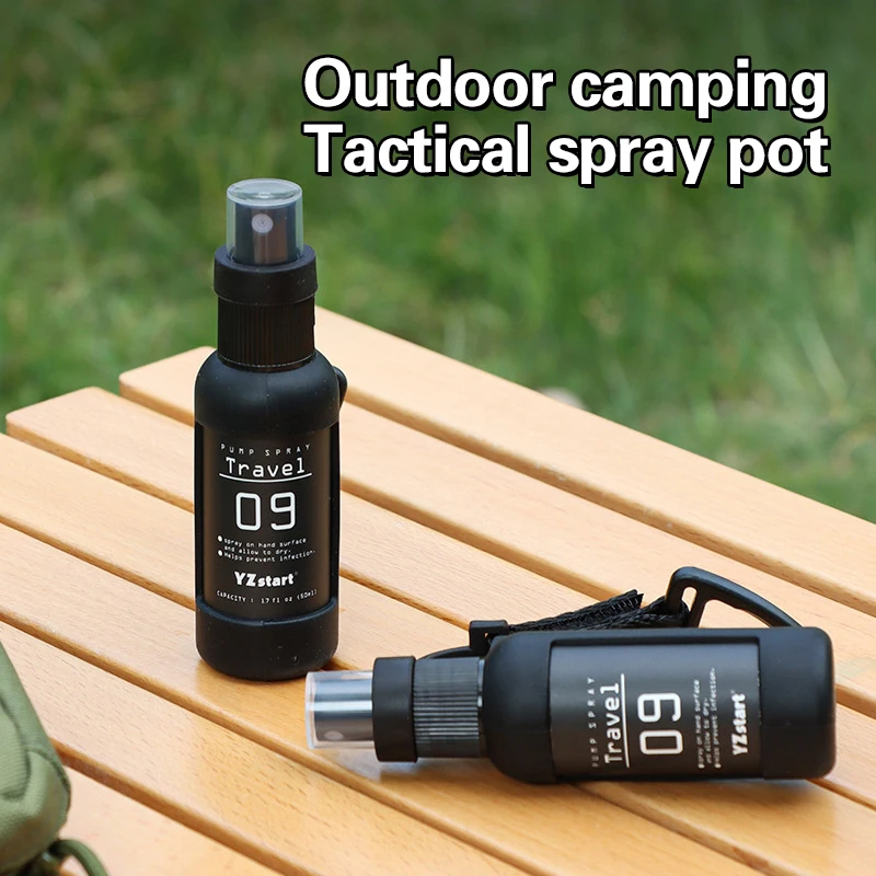 1PC Outdoor Camping Trip Spray fľaša na fľašu alkohol fľašu taktické prenosné sprejové fľaša 50 ml turistického príslušenstva