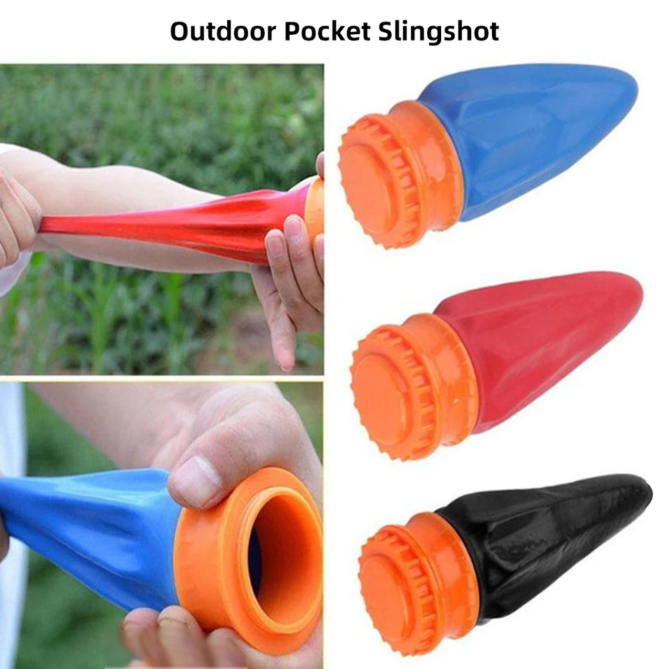 1PC Outdoor Games Pocket Slingshot Hunting Catapult Camping Entertainment Hračky Mini luk šípka s oceľovým loptičkou Jacht Speelgoed