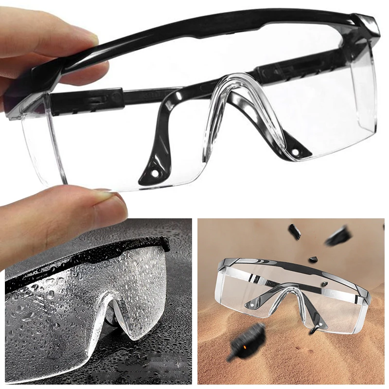 1PC Outdoor Safrty Goggles Univerzálny motocykel Motorickross jazdiaca laboratórium prachová farba priemyselný anti-splash veterný prachový okuliare