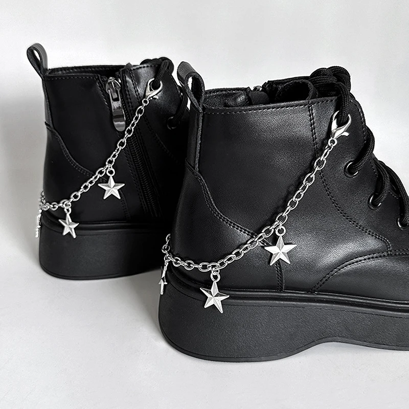 1PC Pearl Star Pendant topánky reťaz martin topánky topánky sponky dekorácie kovové topánky Charms y2k topánky doplnky