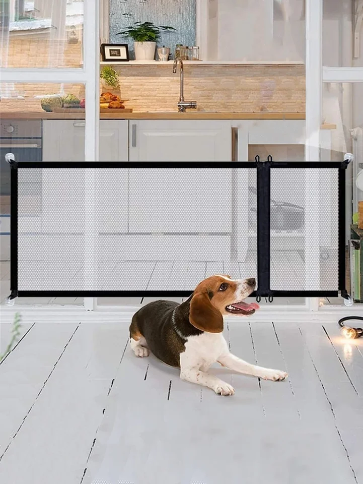 1PC -PET plot, izolačná bariéra, pohodlné skladacie zips - bezpečné, odolné voči roztrhnutiu, schodisková ochranná sieť, čierna