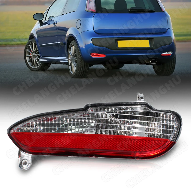 1pc pravá strana pre Fiat Punto EVO (199) 2009 2010 2012 2012 Zadný reflektor svetla bez žiarovky 51854694