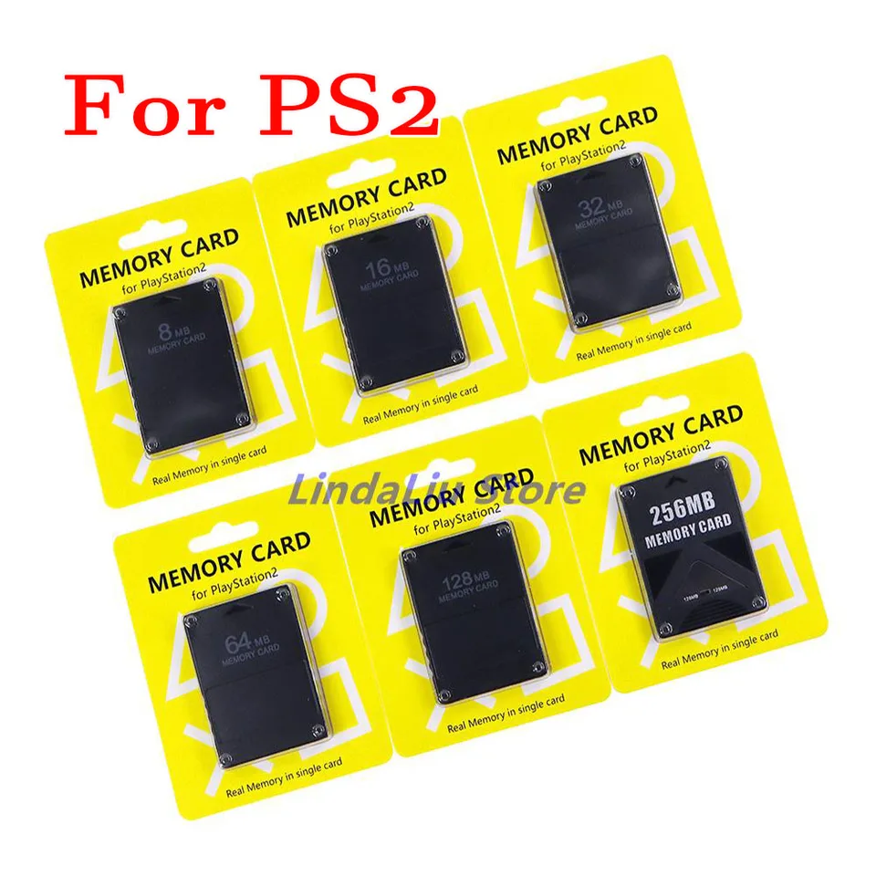 1pc pre pamäťovú kartu PlayStation 2 PS2 8 MB /16 MB /32 MB /64MB /128MB /256MB Uložiť dátový modul s predĺženou kartou s dalkom