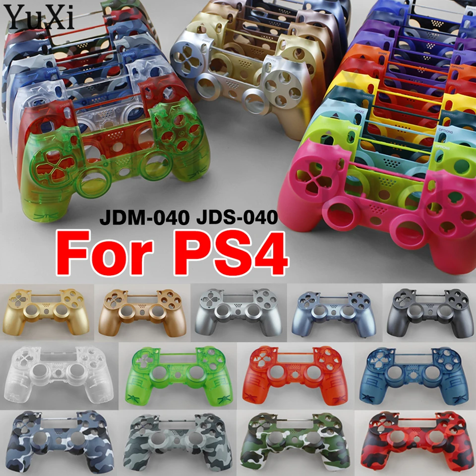 1pc pre PS4 Pro Top Touch Bysing Shell Surling Purcher Paplate Cover Puzdro pre PlayStation 4 JDS JDM 040 Hra Controller Farebný