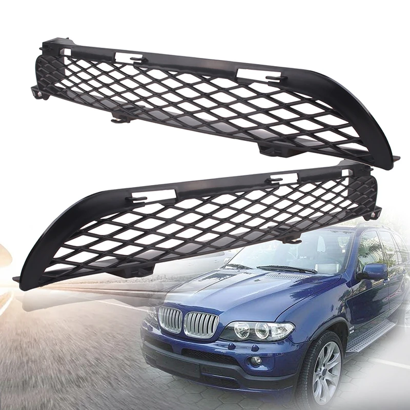 1pc predný spodný nárazník mriežky doľava vľavo pre BMW X5 E53 2004-2006 facelift hmlové svetlo nárazník dolný vzduch