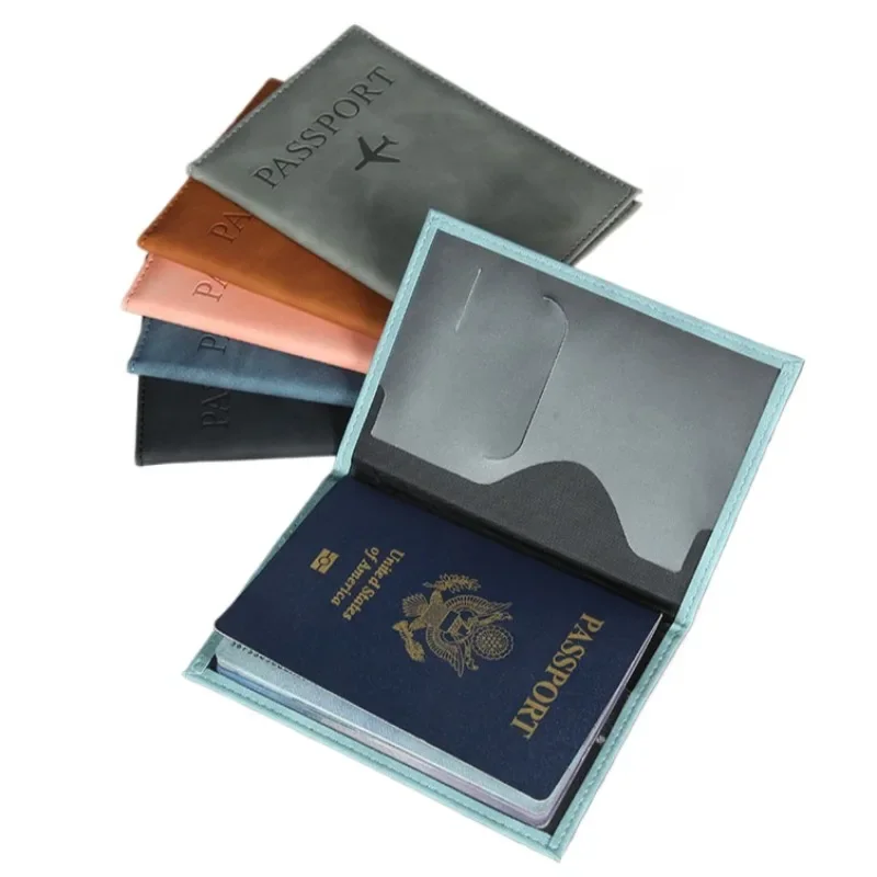 1PC PU Leather Passport Držiteľ ochranné puzdro pre medzinárodný cestovný pasový kryt puzdro Chránič rukávu Passport Organizátor