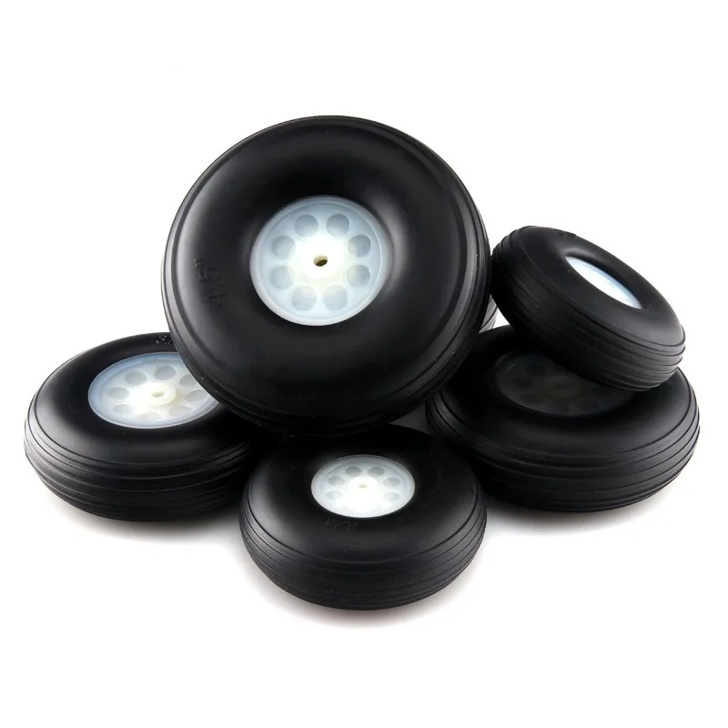 1PC PU Wheels W/Plast Hub pre letecký model 1/1,5/2/2,5/2,75/3/3,25/3,5/4/4,5/5 palcový nástroj