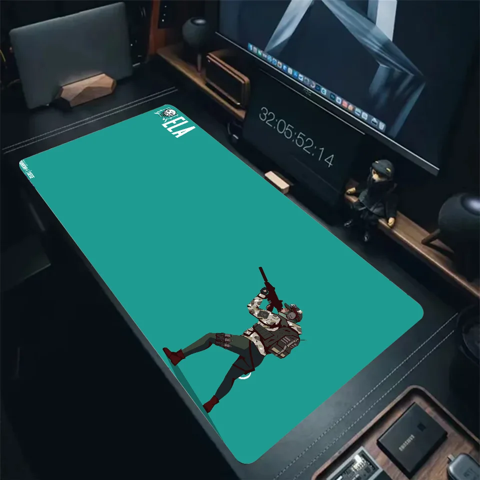 1PC-R-Rainbow Six Siege podlahová podlahová podložka MOSE Desk Desk s podložkami Herné príslušenstvo Prime Gaming XXL Klávesnica Padding Rat
