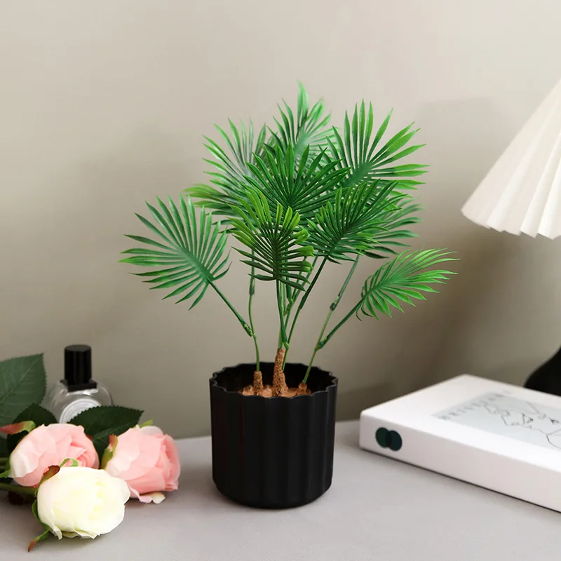 1pc, rastlinná bonsai, umelá rastlina perzská trávnatá korytnačka zadný list bonsai, domov, kancelária, dekorácia pultu na stolných počítačoch
