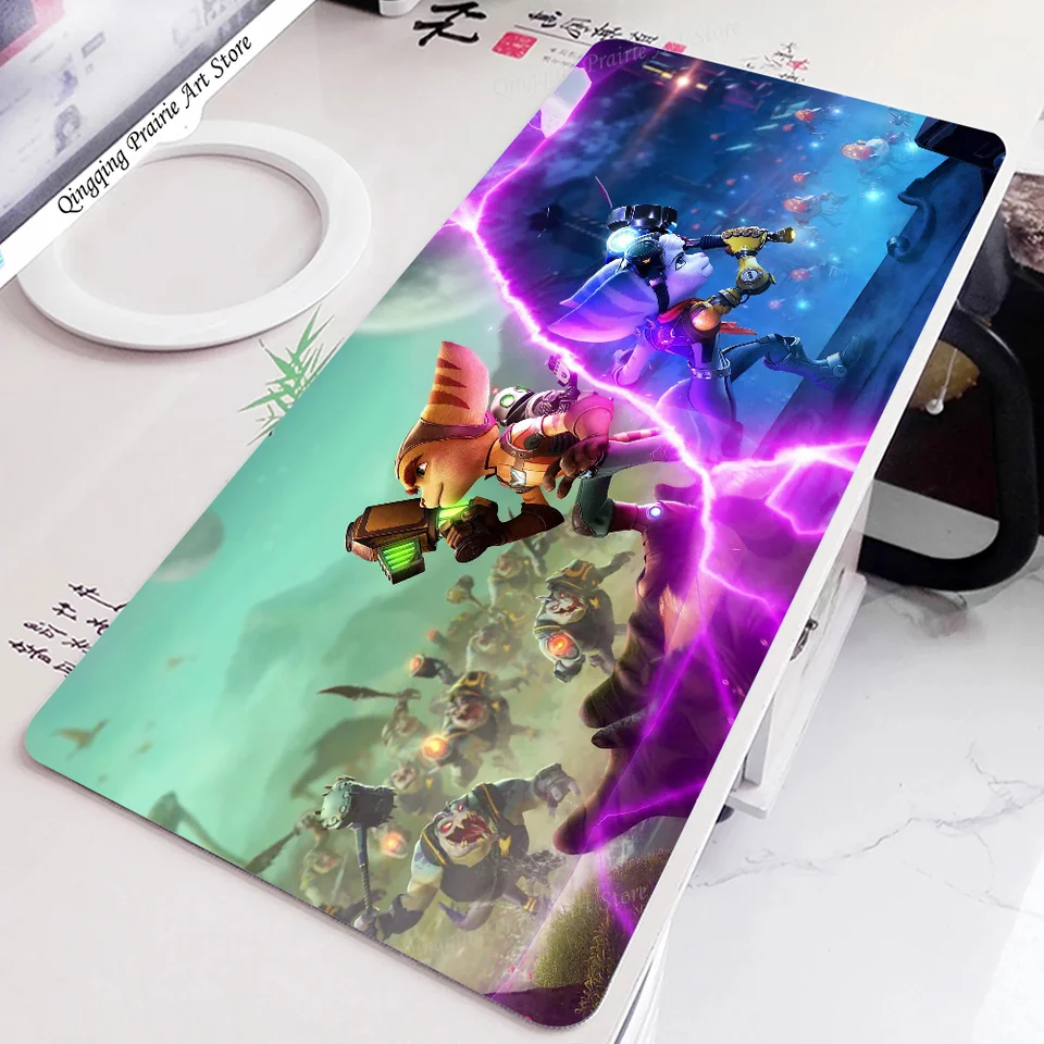 1pc ratchet a clank podlahová podlahová podložka MAT MAT Desk s podložkami herné doplnky Prime Gaming XXL Klávesnica Padding Rat