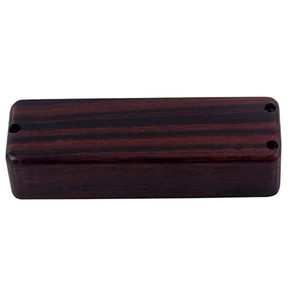 1PC Rose Wood Custom Bass Guitar Guitar Soapbar Cover Cover Doplnky príslušenstva