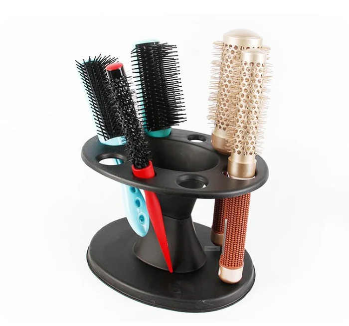 1PC Round Hair Tools Stand Salon Salon Častia Nožnice železná kock