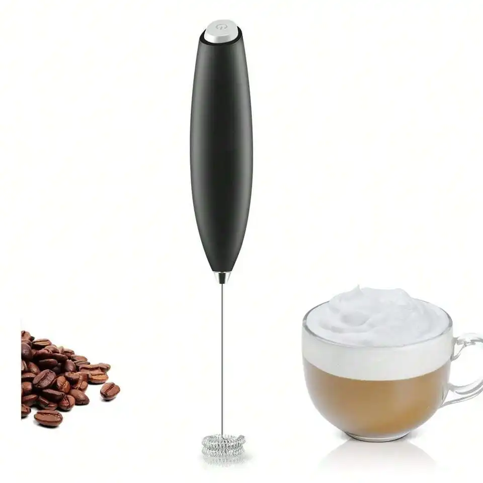 1pc ručná batéria poháňaná penový výrobca mini mixér a kávový mixér Elektrické mlieko Frotter Fort pre kuchynské náradie