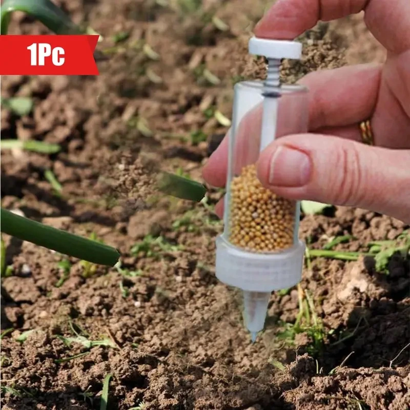 1pc ručný dávkovač semien, Mini Manual Seeder Tool pre záhradnú výsadbu, kvetinové hrniec a záhradná posteľ