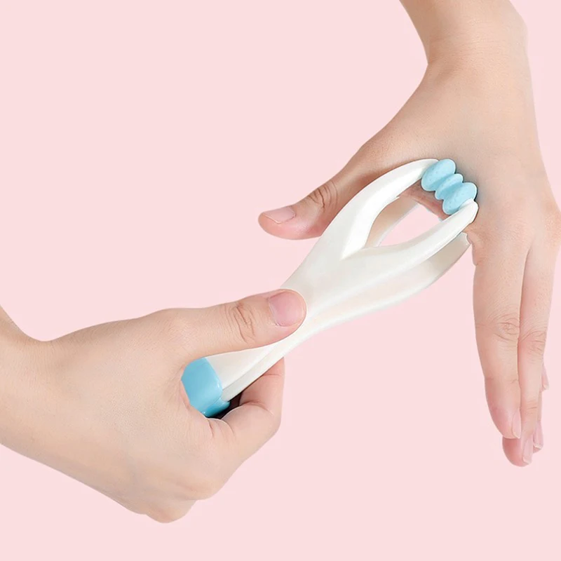 1pc ručný prst Massager valčekový výcvikový tréningový cvičenie ruky Massager pre akupunktúrne body kĺbový relax Masáž svalovej masáž