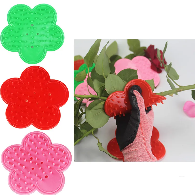 1pc ružový plastový kvetinový nástroj kvetináčka kvetinová kvetina ružová tŕňová stonka striptérka Rose odstraňujúce burr ekologické záhradné náradie zelenú červenú farbu