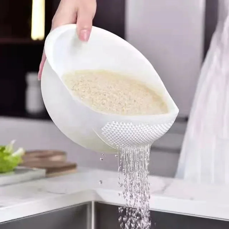 1pc ryžové sito plastový cedník