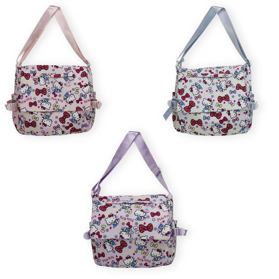 1pc Sanrio Hellokitty Sladké roztomilé krížové taška japonské dievča srdce veľká kapacita krížová taška
