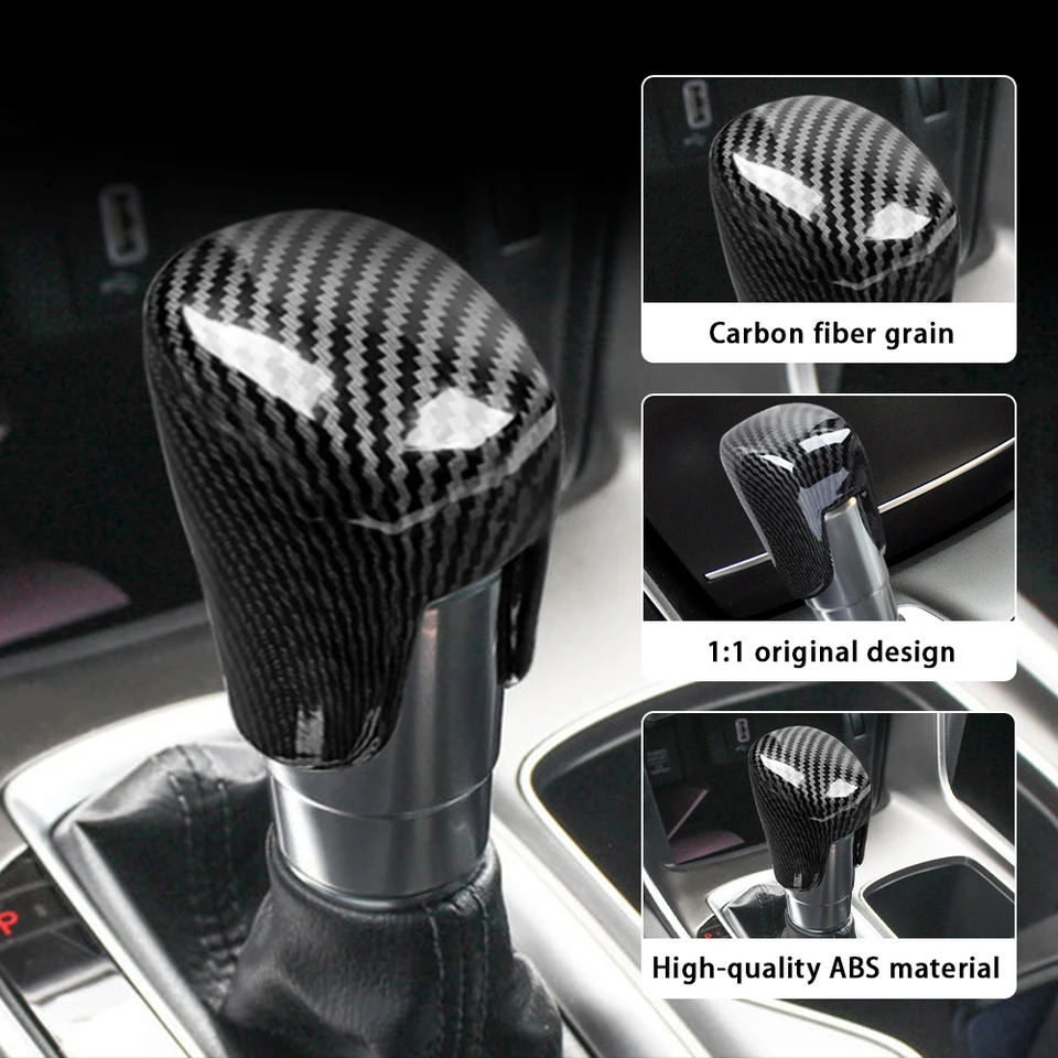 1PC Shift Cover Ruck Ruck Auto Styling ABS Gear Shift Cover pre Honda 2016-2024 Civic 2015-2022