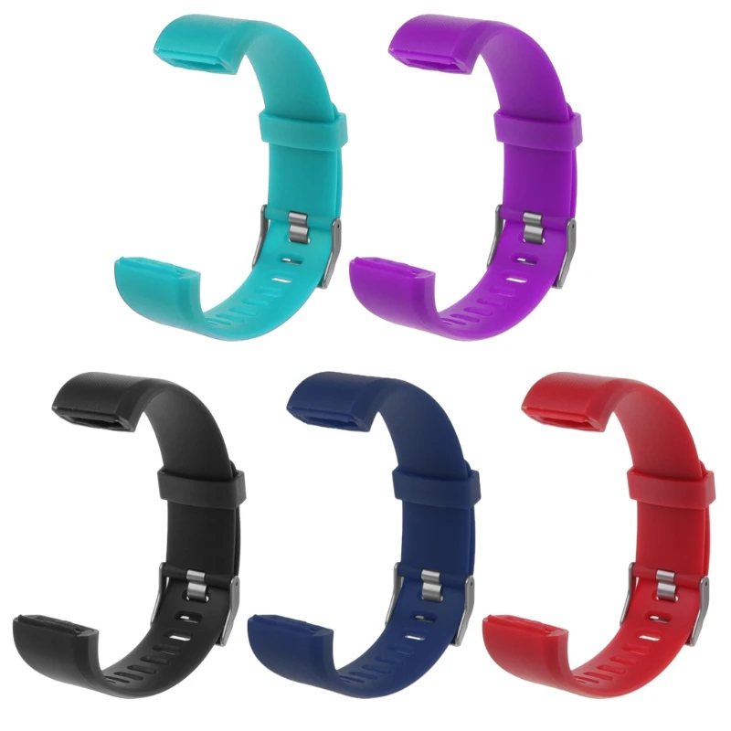1PC Silikónový remienok kompatibilný pre ID115 Plus vodotesný náramok odolný voči náramku Smartwatch Band Watch Watch