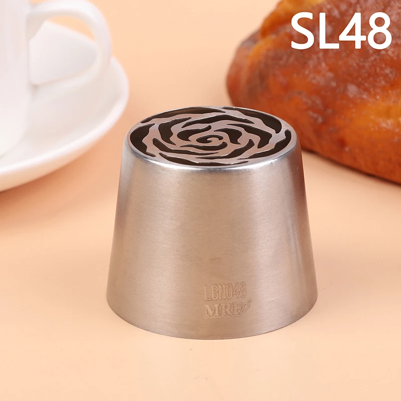 1PC SL48 z nehrdzavejúcej ocele Ruská pekná kvetina námrazy Tip na pečivo Tips Tips DIY Cake Cool Cubutry Recov Dysle Dysle