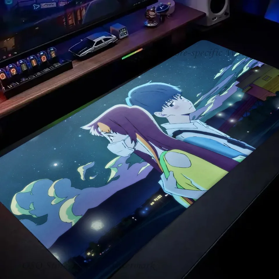 1PC Slová bublina hore ako soda pop animácia myš Mouse Desk Desk Desk Doplnok s prvotriednym hrám XXL Klávesová kľúče Padding Rat Mat