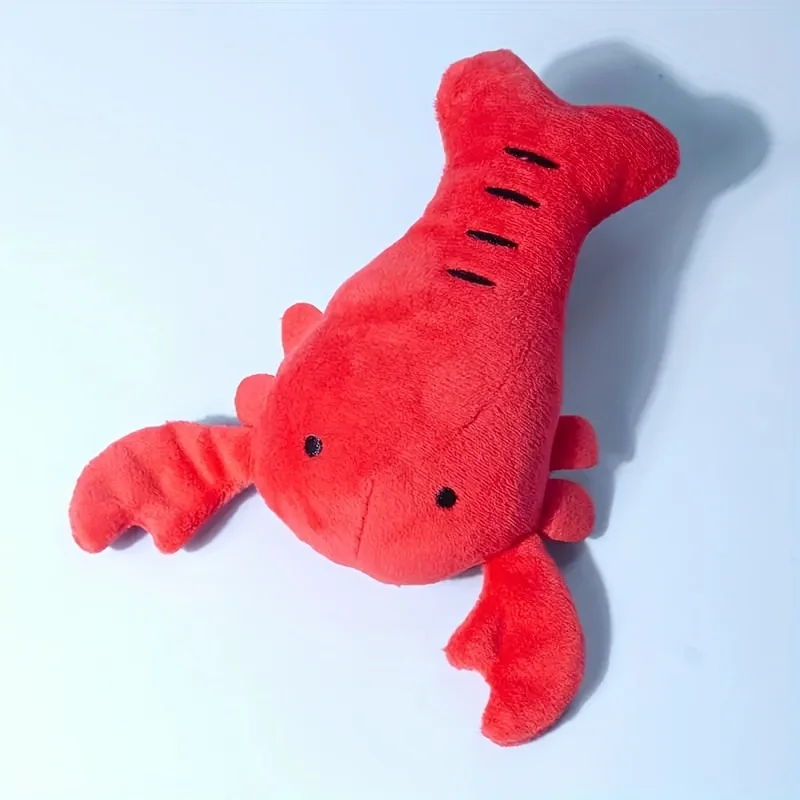 1pc Squeaky Lobster Plush Dog Toy - Interaktívna hračka odolná voči súhry