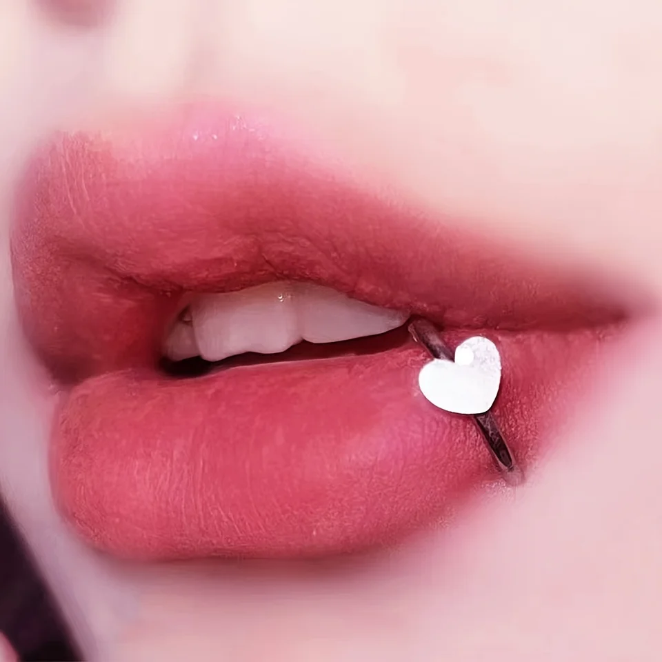 1pc srdcové v tvare hladké top hypoalergénne z nehrdzavejúcej ocele Piercing Body Piercing Body šperky roztomilý minimalistický štýl