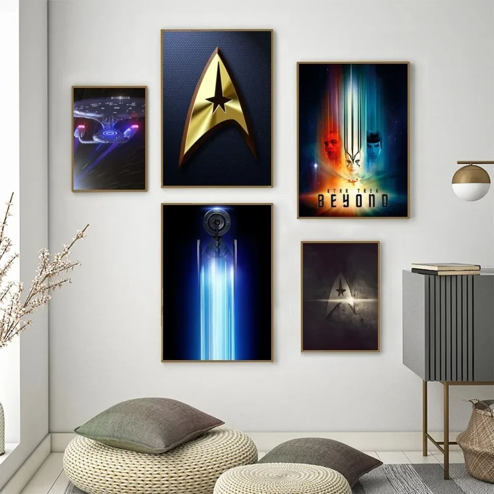 1PC Star Trek Art Plaght Coffee House Bar Room Decor Decor Canvas Painting