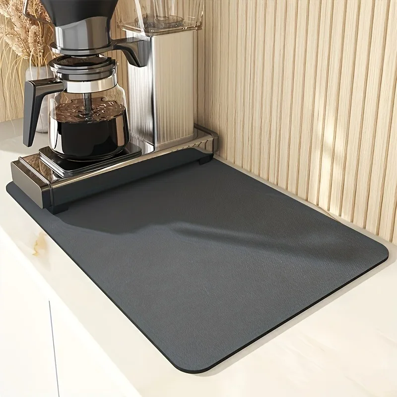 1pc sušiaci rohož masívne farebné diatomické kuchynské dosky Káv prepravy misky misky a tanier absorbujúci nekĺzanie
