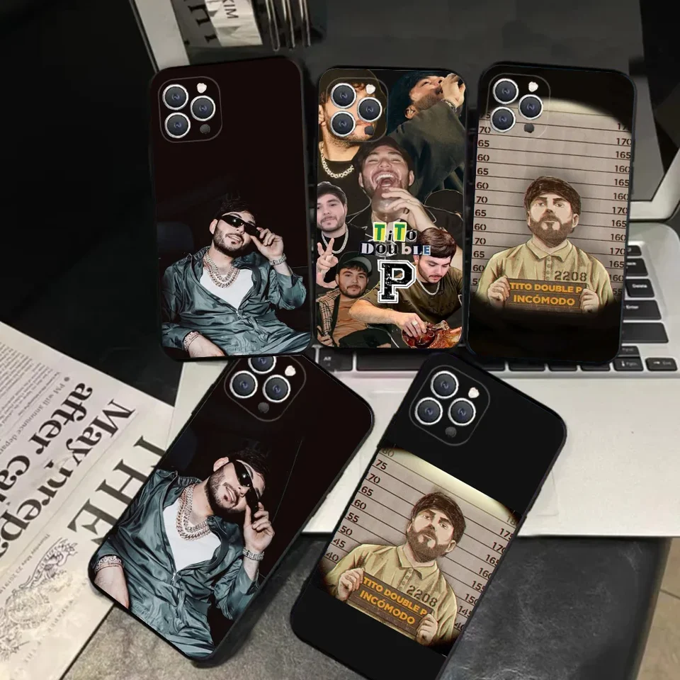 1pc tito d-double p telefónu puzdro Silikone Soft pre iPhone 16 15 14 13 12 11 plus pro max plus